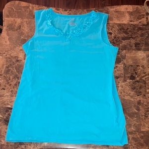 Blue tank top